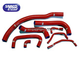 Red Samco Coolant Hose Set for MR2 Mk2 Turbo Rev 1 & 2