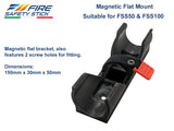 Magnetic flat mount for firesafety stick FSS50 & FSS100