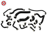 Radiator Coolant  Silicone Hose Kit - Stoney Racing - Celica ST185 - Black