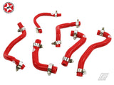 Silicone Breather Vacuum Hose Kit - Stoney Racing - Celica GT4 ST185 - red
