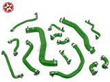 Radiator Coolant Silicone Hose Kit - Stoney Racing - Celica ST205 - Green