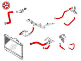 Radiator Silicone Hose Kit - Stoney Racing - Toyota Celica GT 2.0 ST202 - Diagram