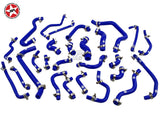 Ancillary Coolant & Breather Silicone Hose Kit - Stoney Racing - MR2 Rev 3 Turbo - Blue