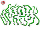 Ancillary Coolant & Breather Silicone Hose Kit - Stoney Racing - MR2 Rev 3 Turbo - Green