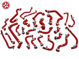 Ancillary Coolant & Breather Silicone Hose Kit - Stoney Racing - MR2 Rev 3 Turbo - Red
