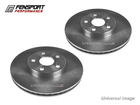 Brake Discs - Front - Standard - 258mm - MR2 MK1 After 08/86> & Corolla AE92 After 08/89>